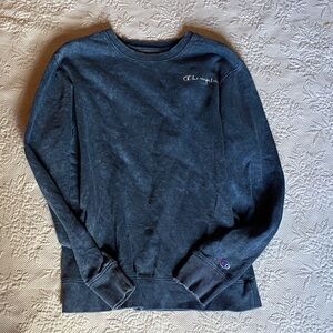 Champion Men's Dark Gray Crewneck Sweater
